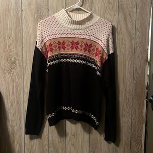 Liz Claiborne holiday sweater M